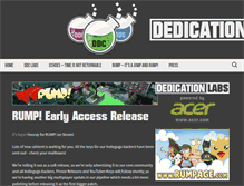 Tablet Screenshot of dedicationlabs.com